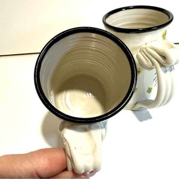 Tom Edwards Studio Wallyware Pottery Coffee Mugs (2) - Picture 5 of 10